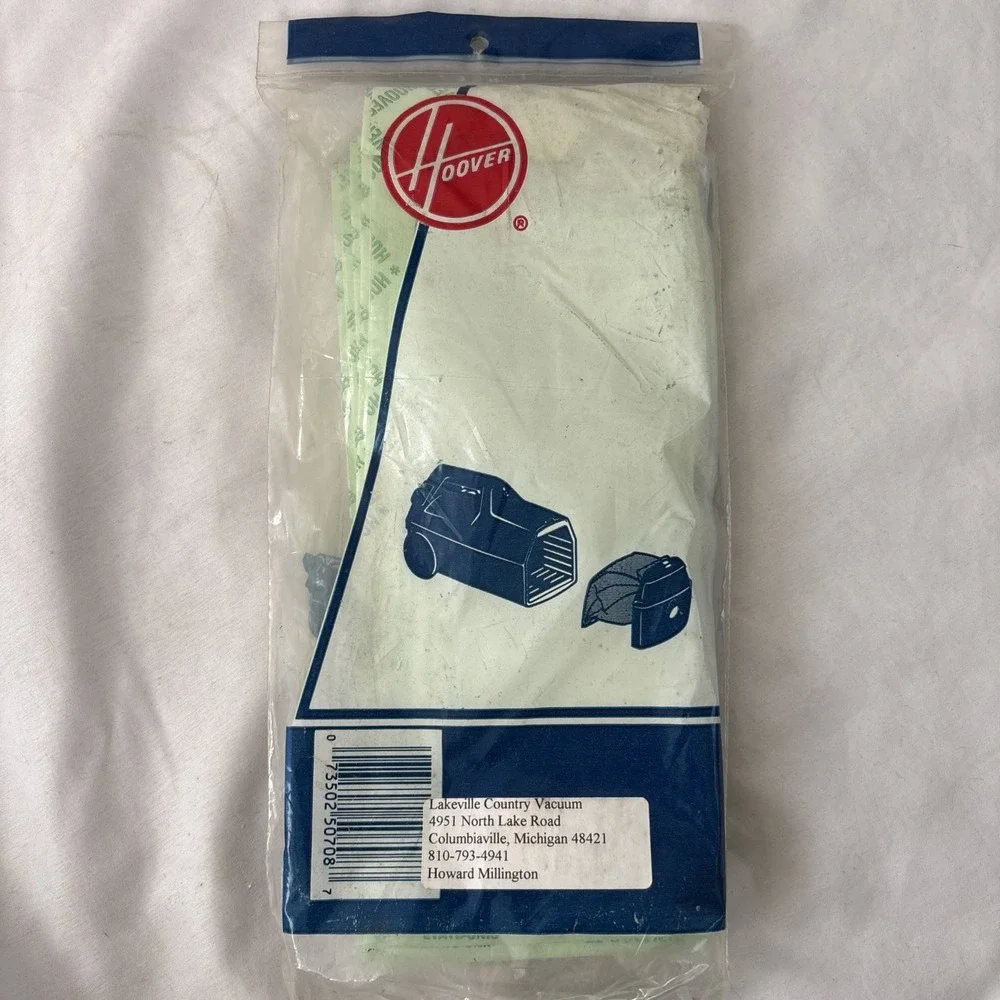Genuine Hoover Vacuum Cleaner‎ Bags Type R (5) Pack 4010063R NOS